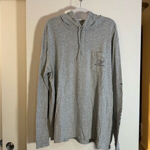 Vineyard Vines Light Gray Long Sleeve Hoodie